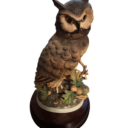 Lefton China Hand Painted Owl 801