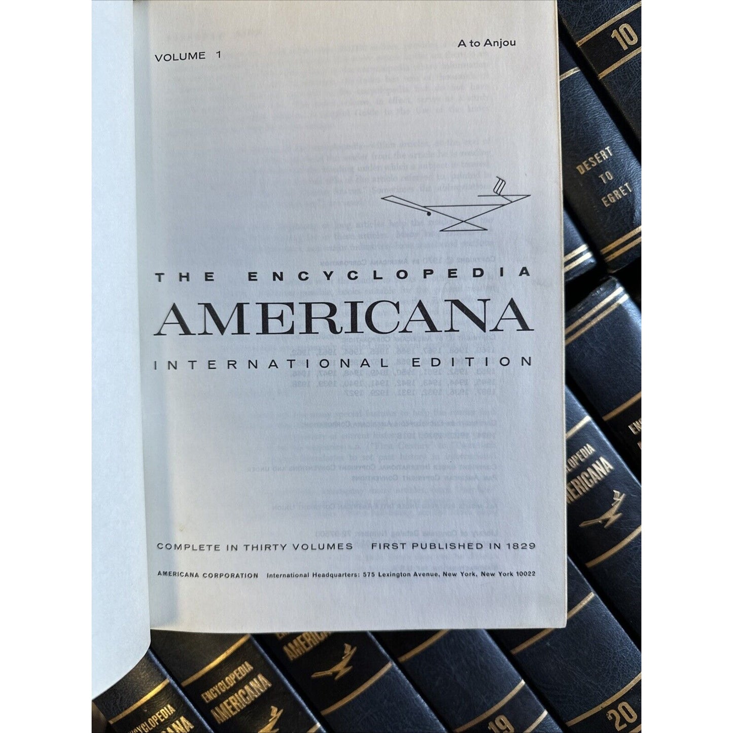 encyclopedia Americana set 1970 Vol. 1-30