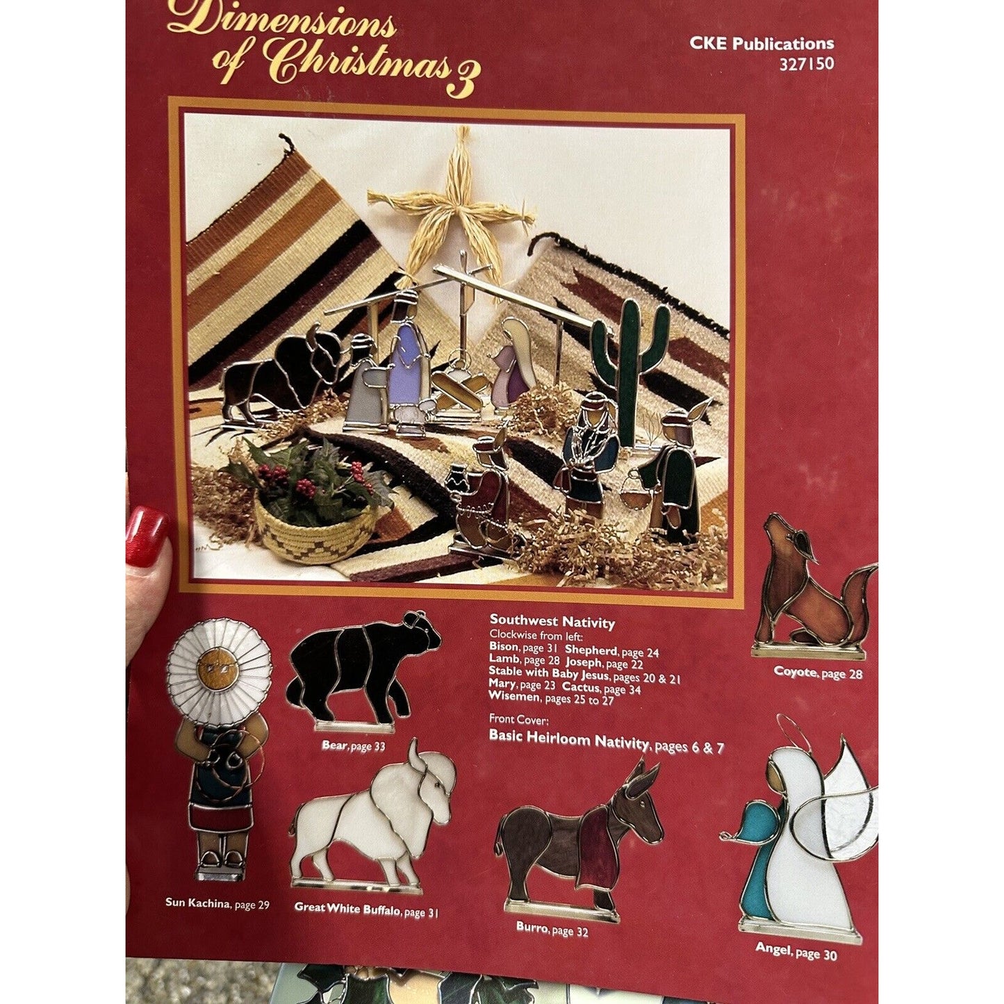 Carolyn Kyle Dimensions of Christmas 3 III Nativity Sets by Teny Nudson