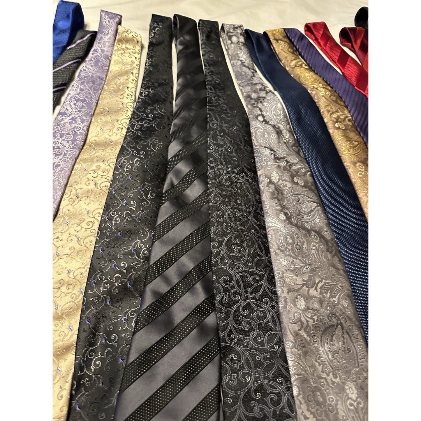 18 Silk Sean John Mens Neckties Fine Tayloring L58” x W3” Great Condition