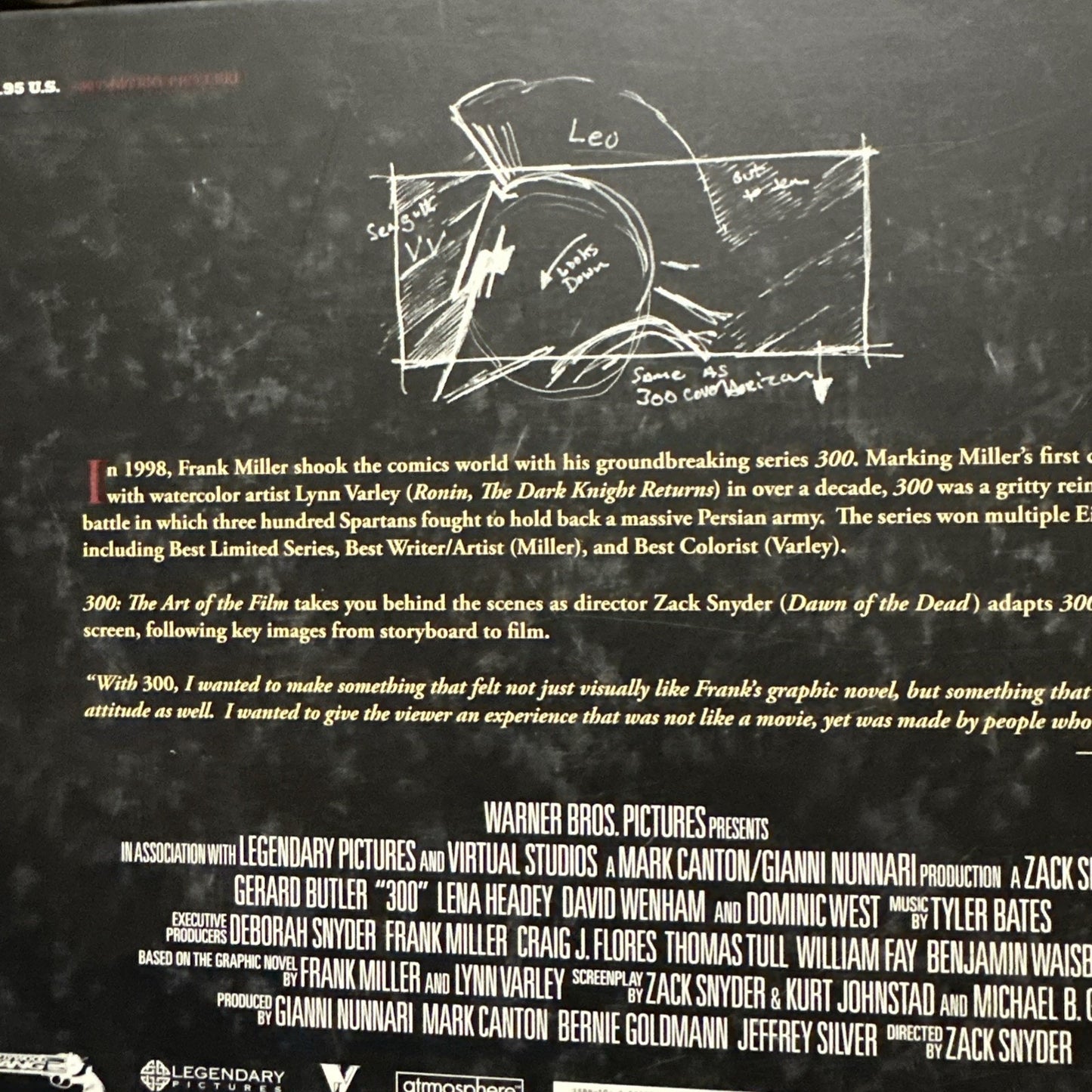 300 : The Art of the Film by Frank Miller and Zack Snyder (2007, Hardcover)