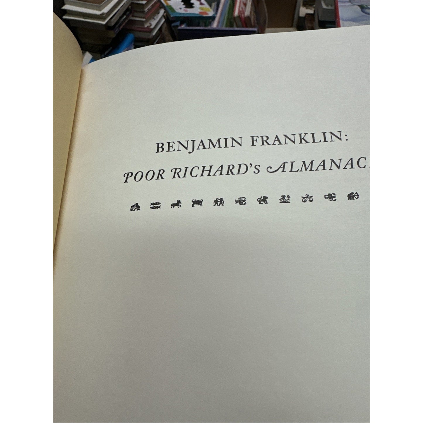 Benjamin Franklin Poor Richard's Almanacks Illustrated by Norman Rockwell HC/DJ