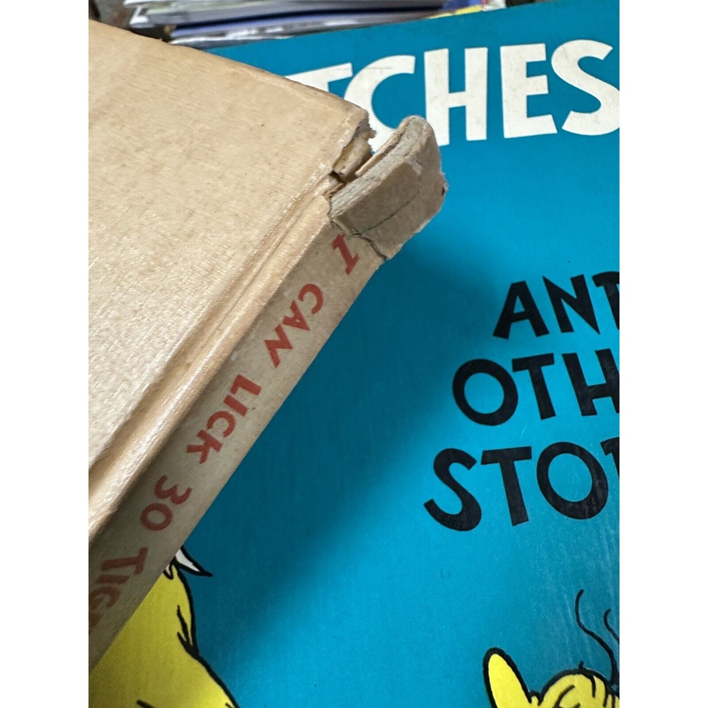 I Can Lick 30 Tigers Today! Dr Seuss Original 1969 Edition Hardcover Book