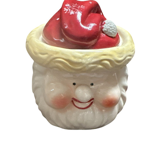 Vintage Dolgencorp Inc Jolly Santa Head Rosy Cheeks Cookie Jar