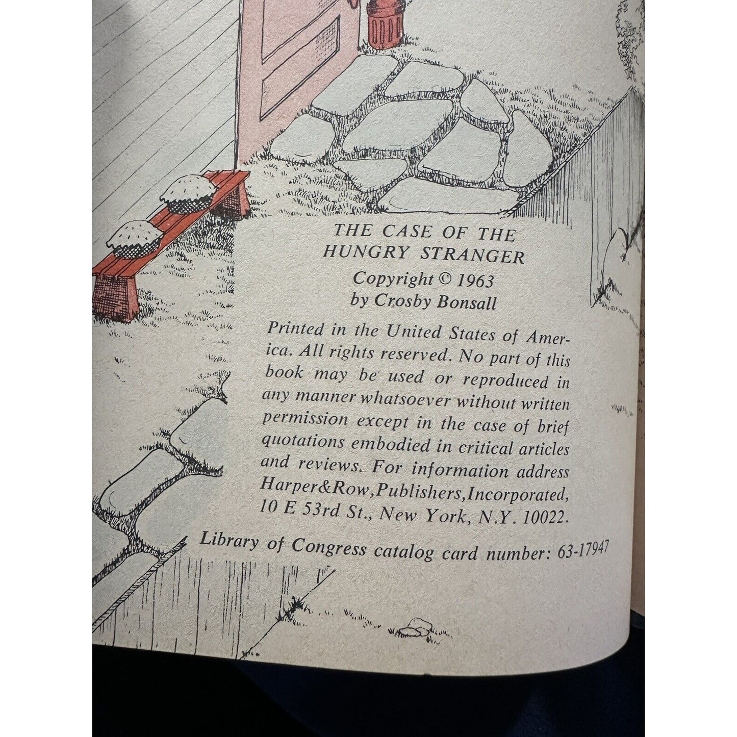Crosby BONSALL / The Case of the Hungry Stranger 1963