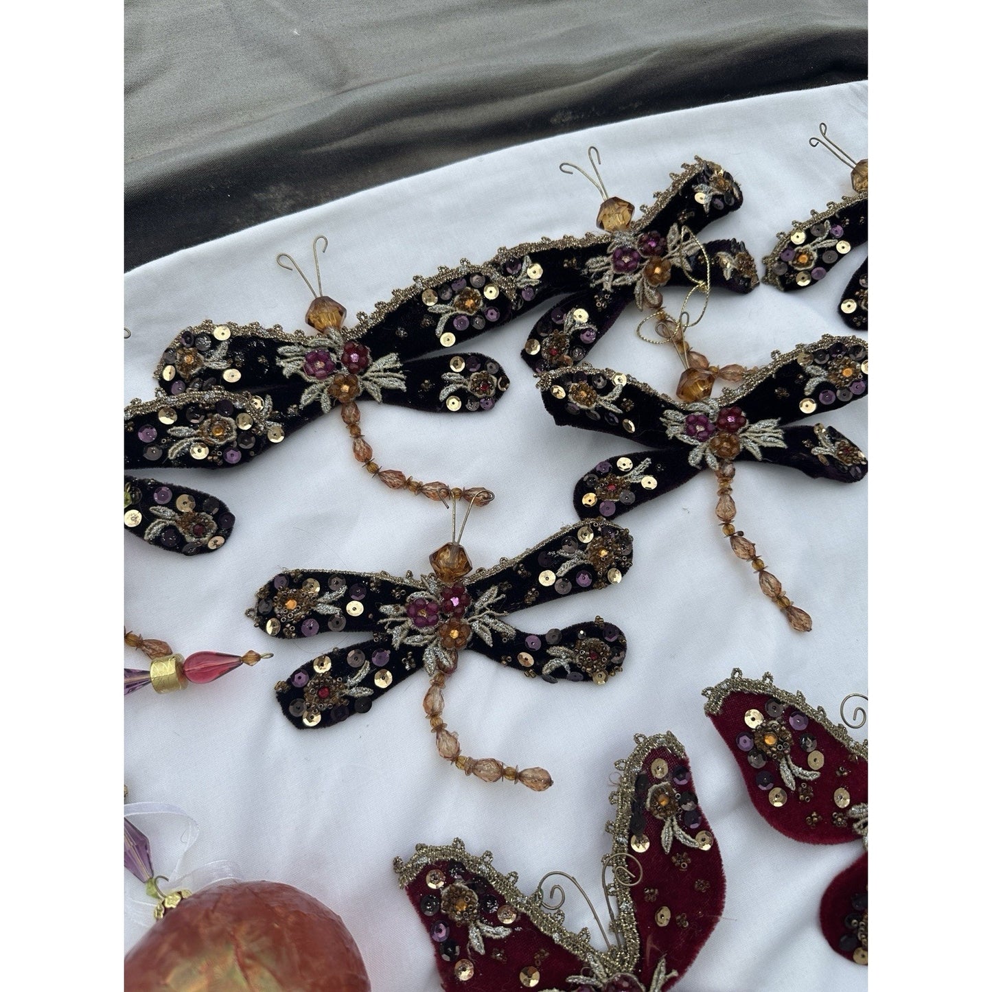 Vintage Christmas Tree Ornaments Lot Over 50
