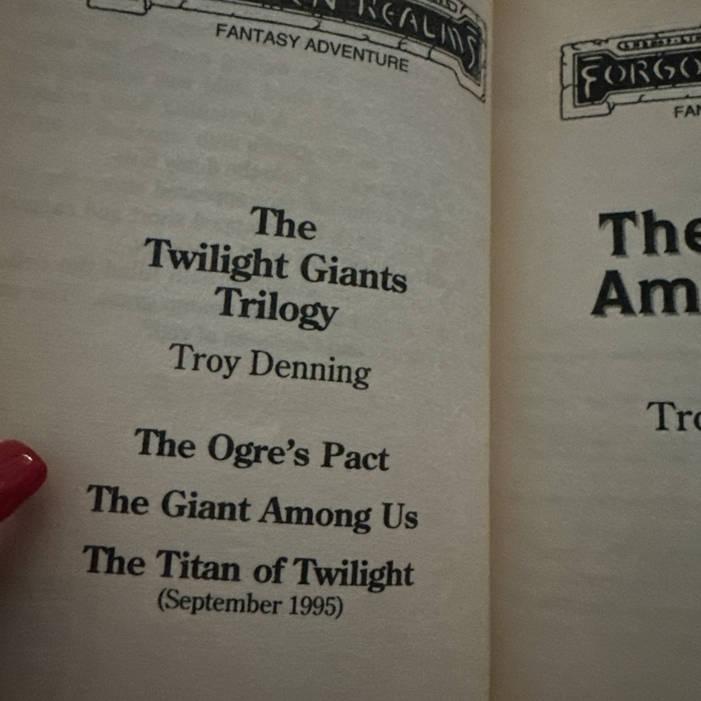 The Twilight Giants Book Two: The Giant Among Us by Troy Denning