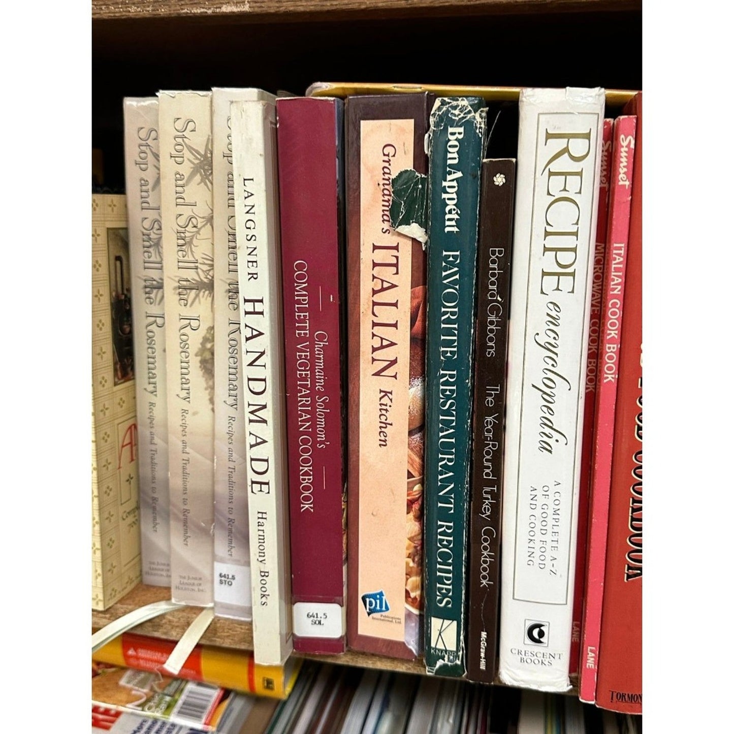 Mix of over 20 pounds of cookbooks