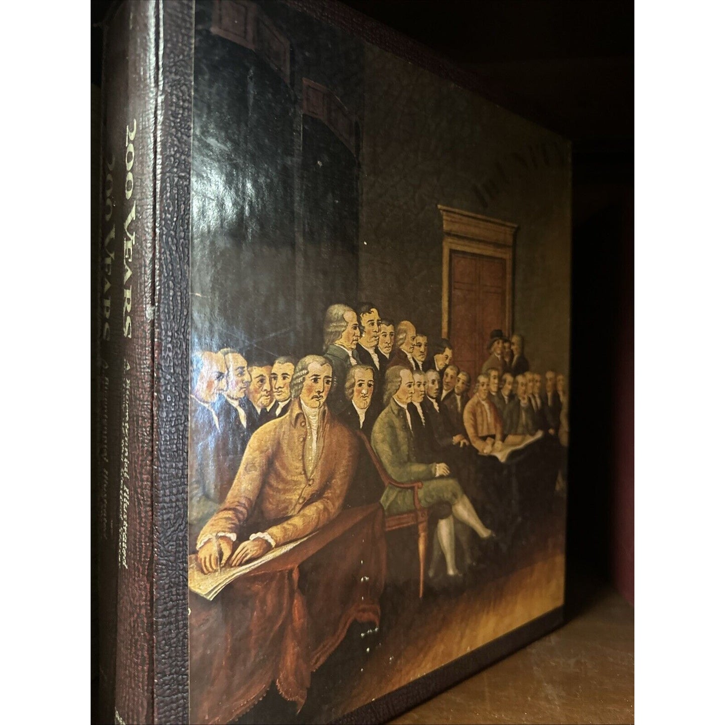 200 Years Bicentennial Illustrated History United States HC Box Set VTG 1973