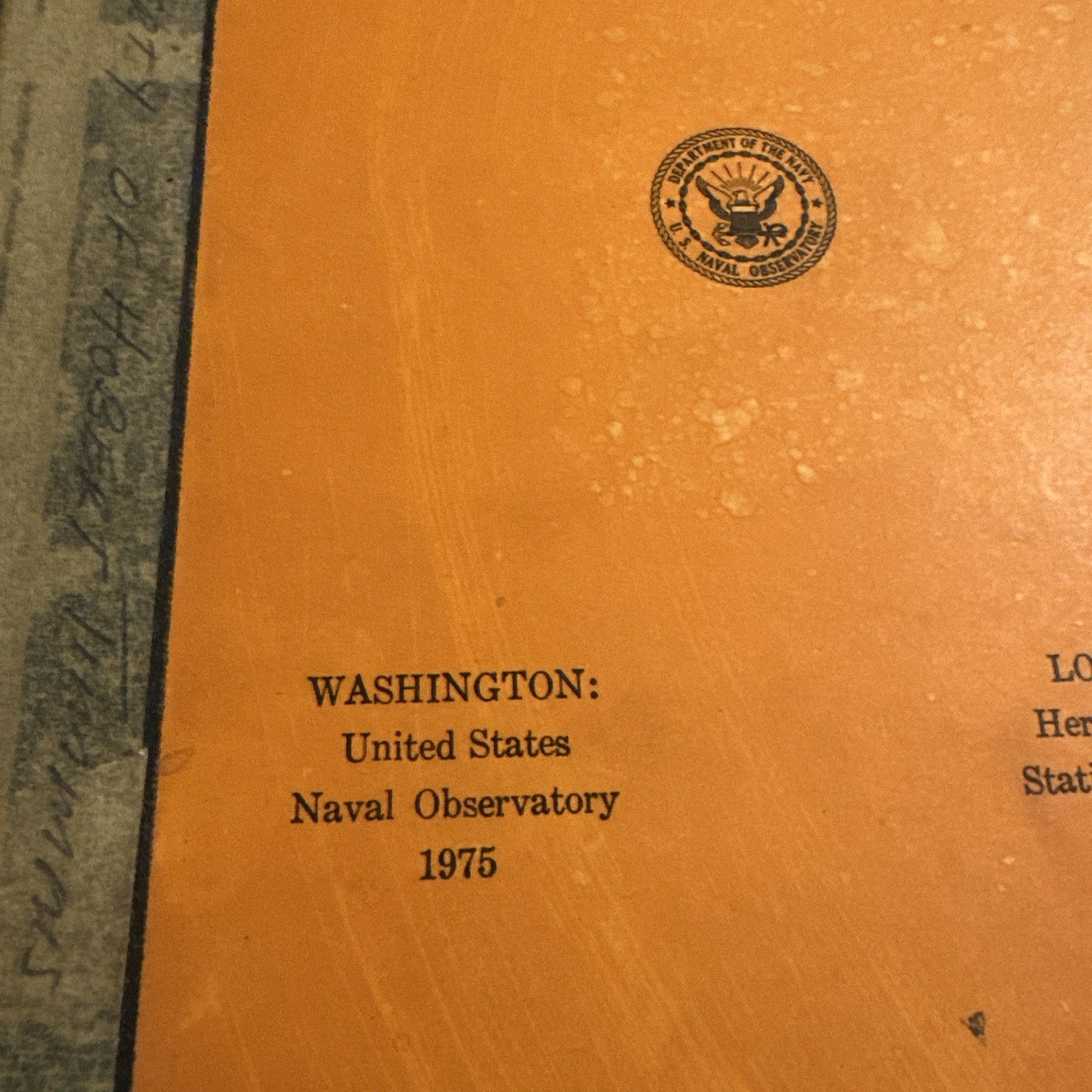 The Nautical Almanac For The Year 1977 US Naval Observatory Charts Pub. 1975