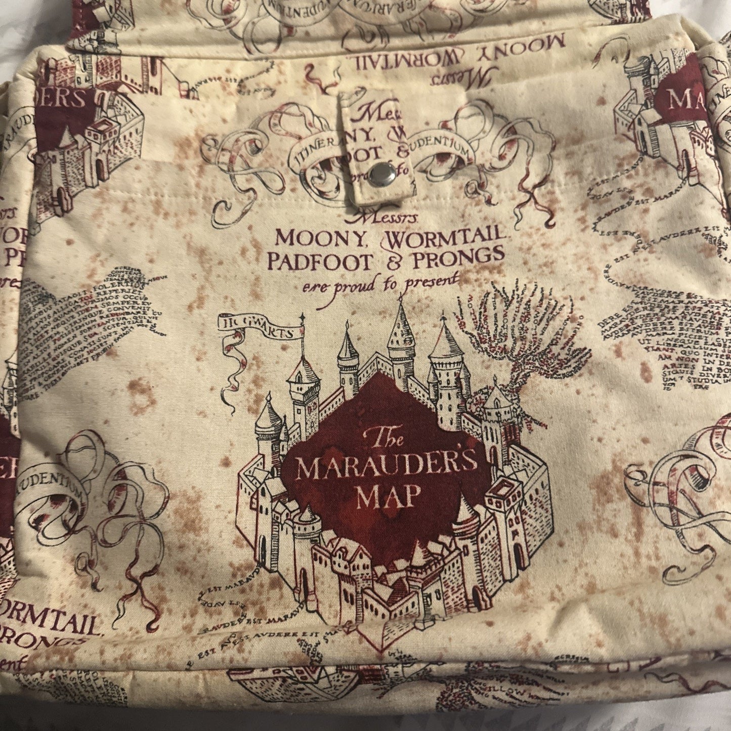Harry Potter Marauders Map Crossbody Purse & Coin Purse Rare