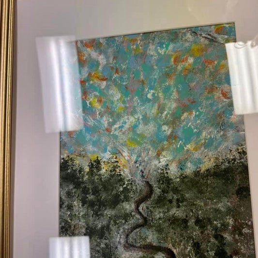 Original framed water color painting  one of a kind