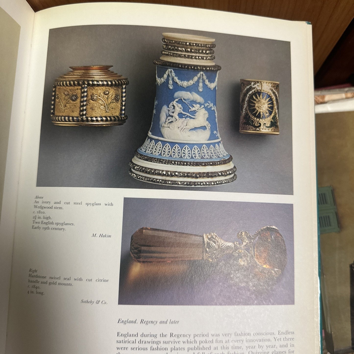 Antique Gold and Enamelware In Color 1971 by Howard Ricketts Book
