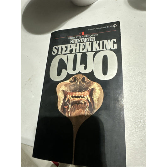 CUJO Stephen King Paperback Book 1st First Signet Edition 1981 Horror Novel RARE