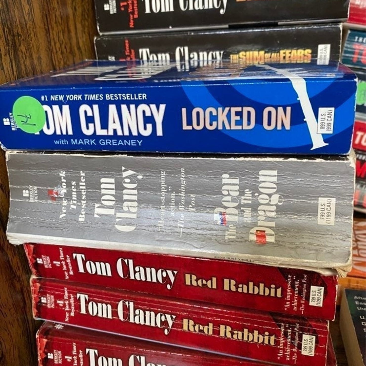 Tom clancy book lot 10 books
