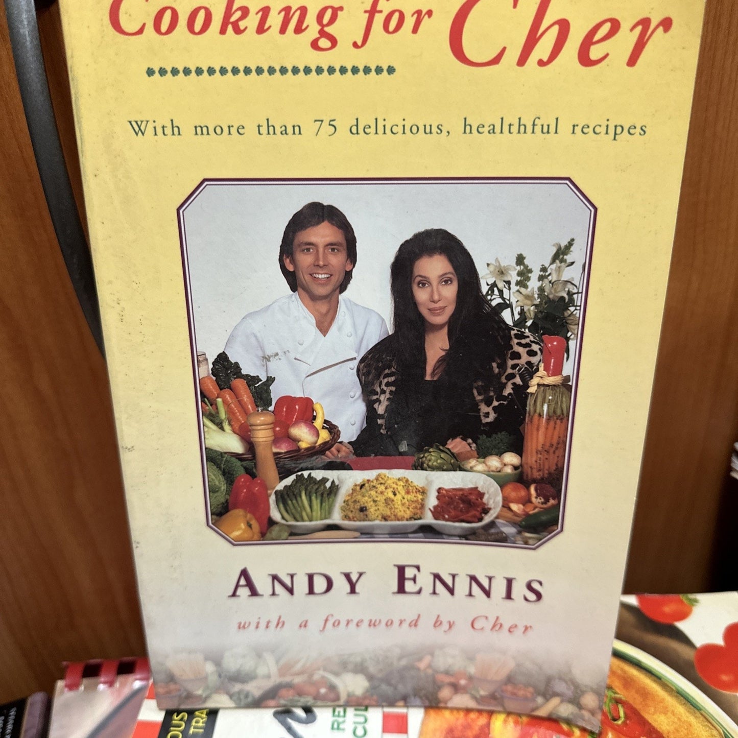 Cooking with Cher By Andy Ennis rare Cookbook