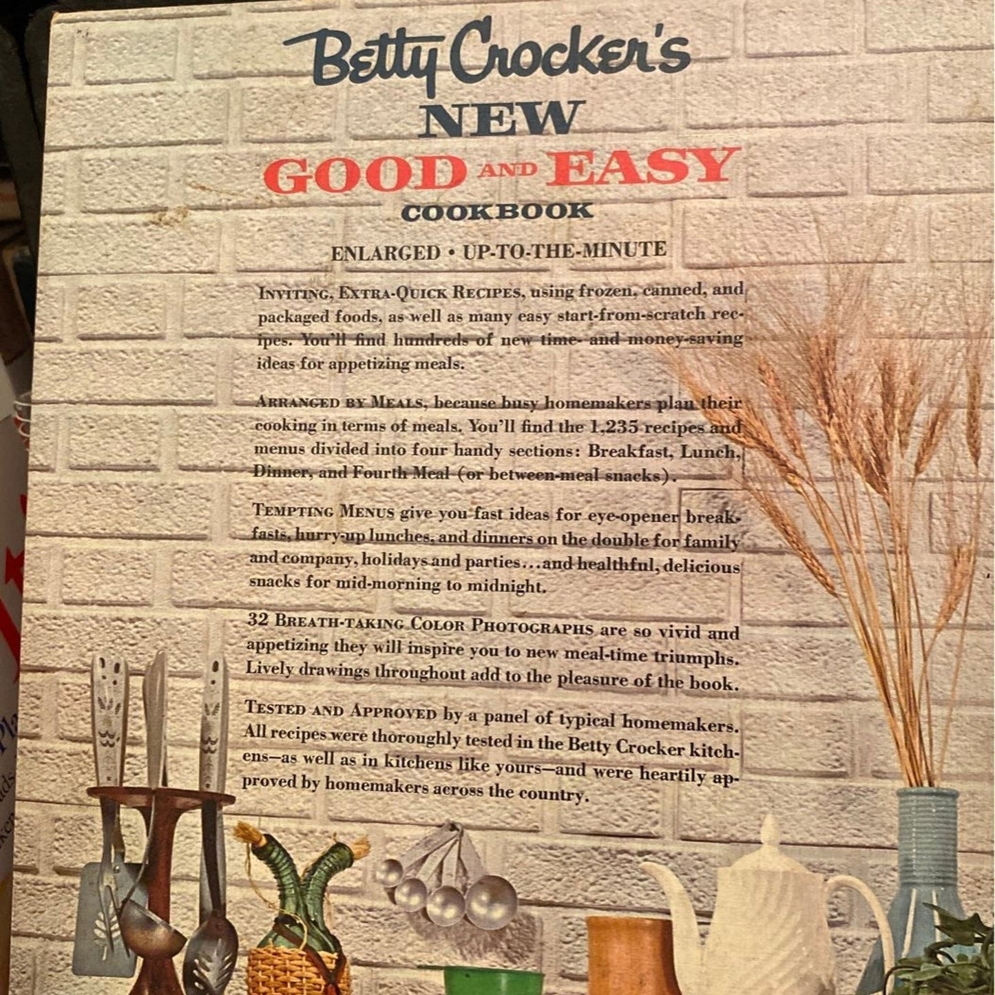 Betty Crocker Good & Easy cookbook