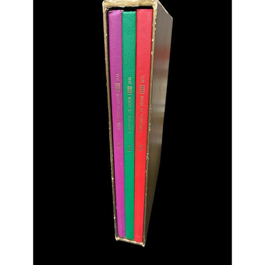 Vintage THE LIFE BOOK OF CHRISTMAS (3 Volume Hardcover Set w/ Sleeve Case) 1963