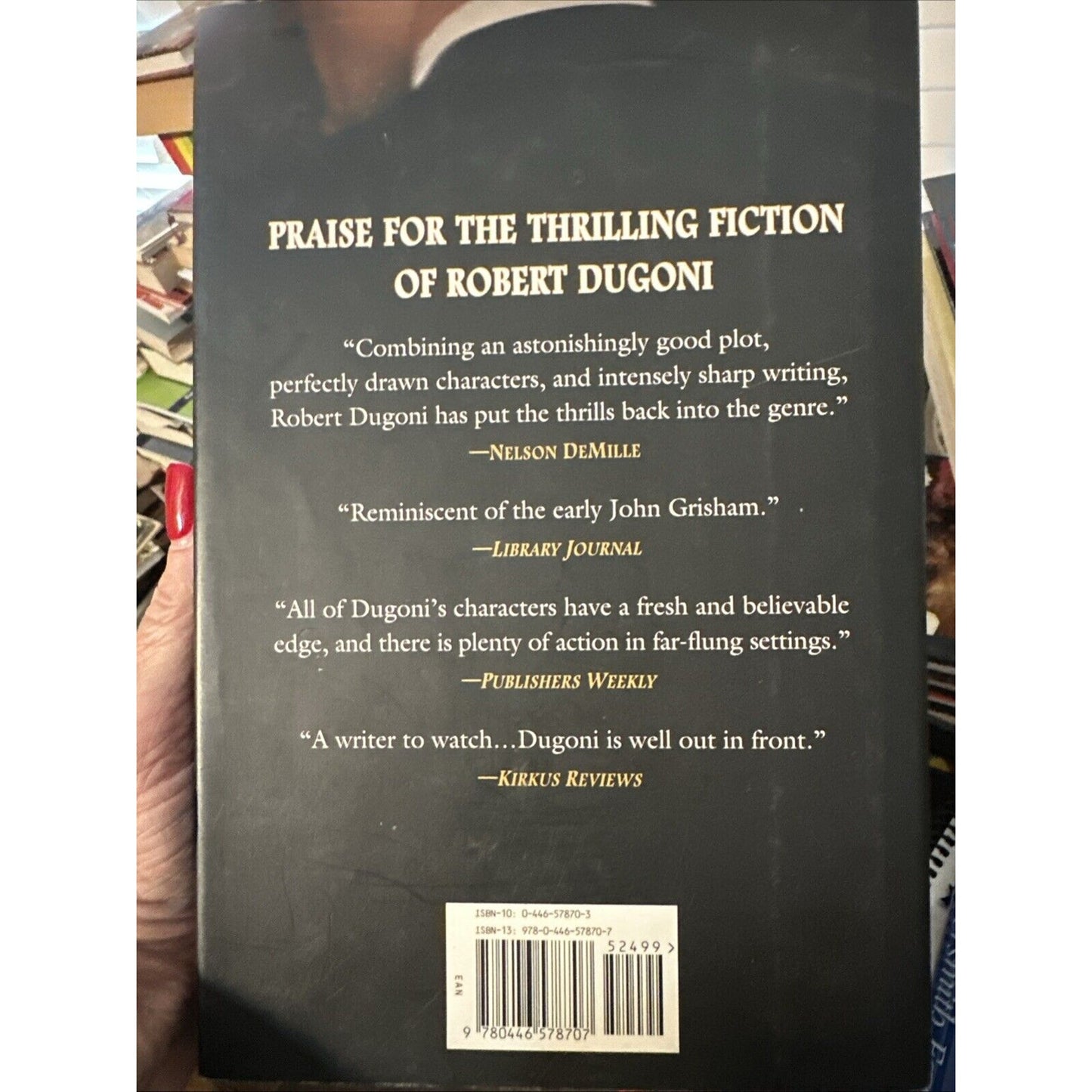 1st, signed by author, Damage Control by Robert Dugoni (2007) hardback