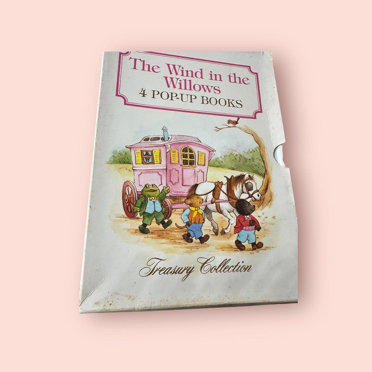 The Wind in the Willows Pop Up Books 1988 Treasury Collection Childrens Set of 4