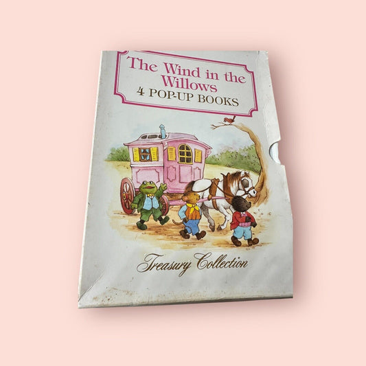 The Wind in the Willows Pop Up Books 1988 Treasury Collection Childrens Set of 4