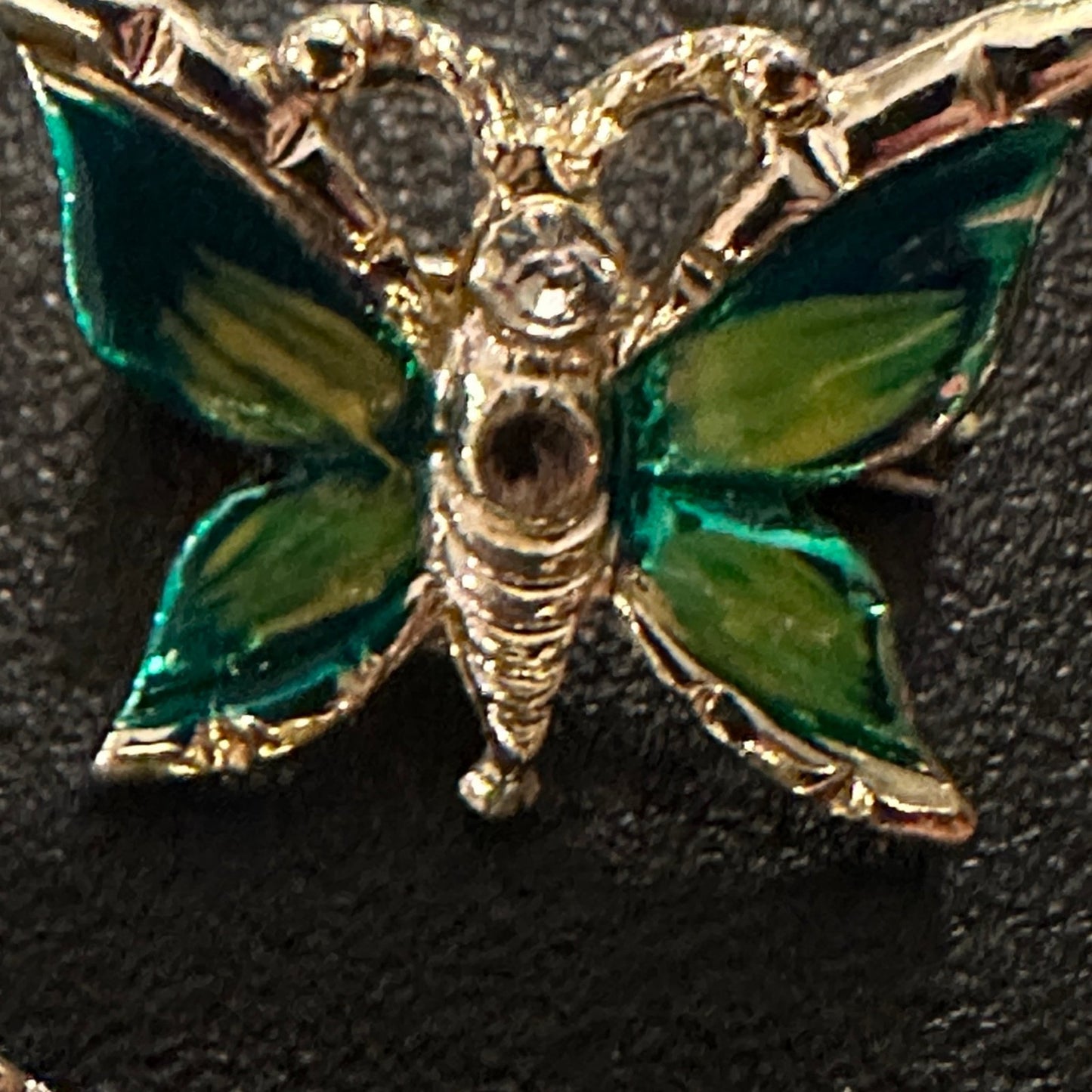 2 small butterfly Brooches pins
