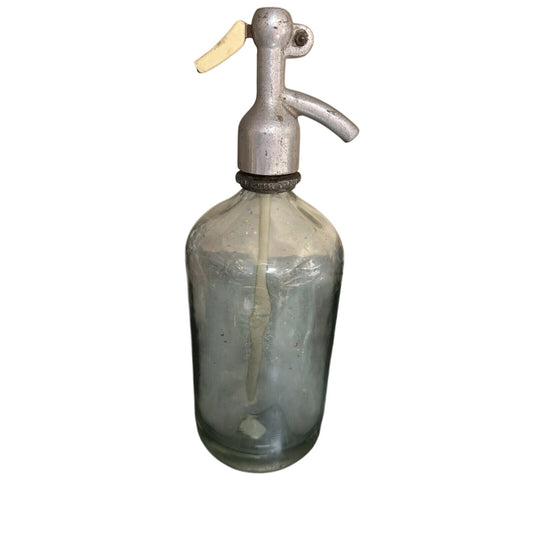Antique Vintage Glass Seltzer Bottle