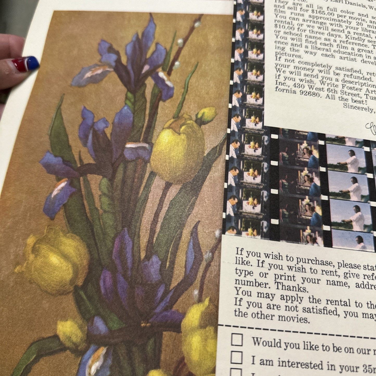 Vintage Walter Foster Art Book How Claude Parsons Paints Flowers Vintage
