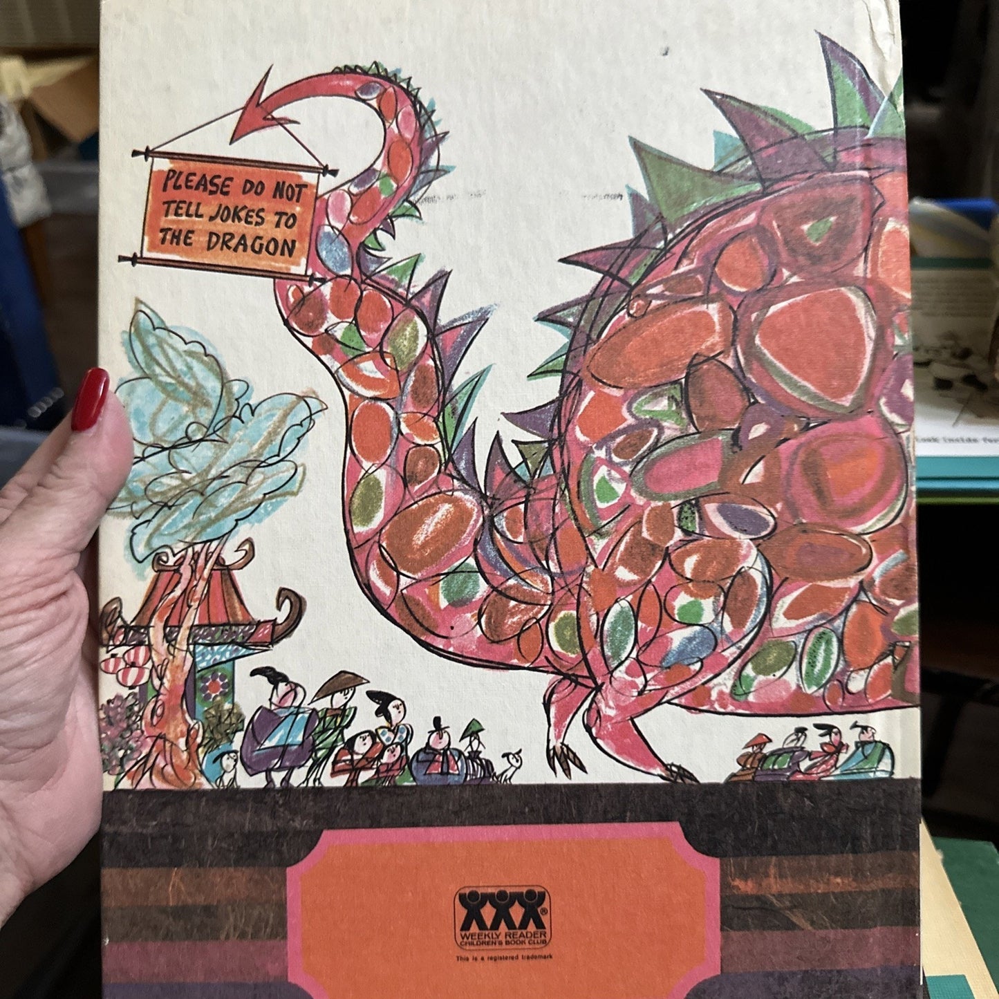 Vtg The Laughing Dragon Kenneth Mahood Weekly Reader HC 1970 ADORABLE Story Book