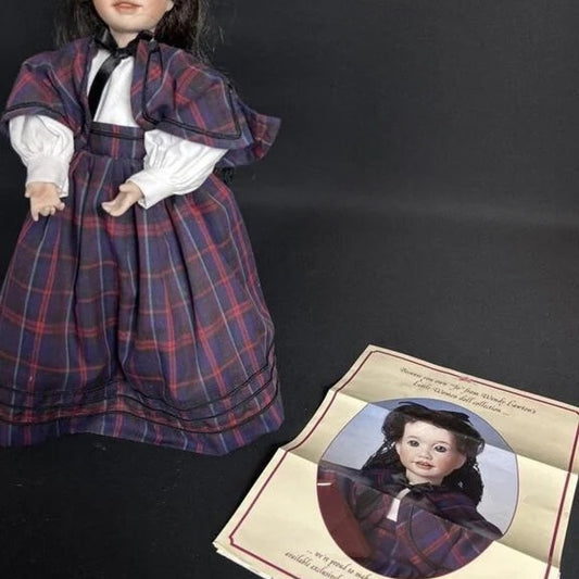 "Jo" Little women porcelain doll by Wendy Lawton 1993