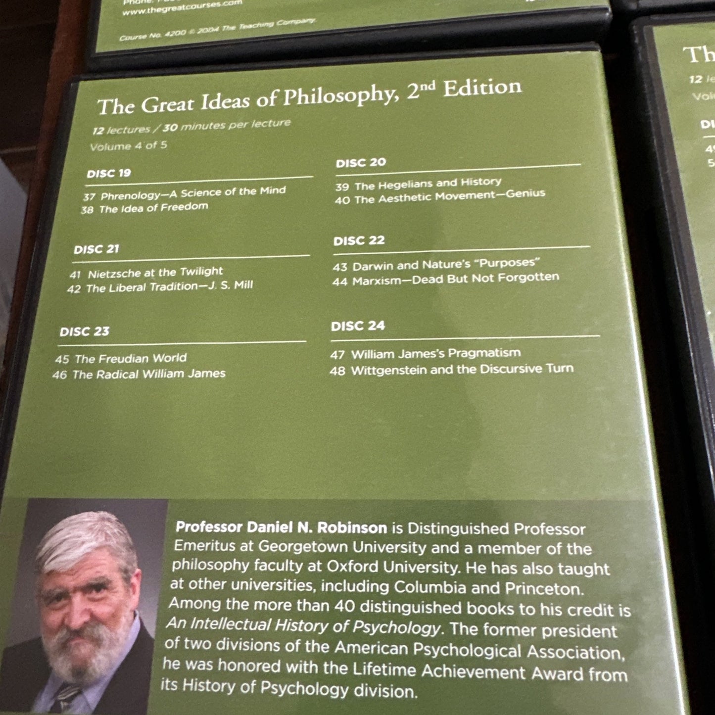 Great Courses Great Ideas of Philosophy 2nd Ed. Volumes 1-5, 30 CDs + Guidebook