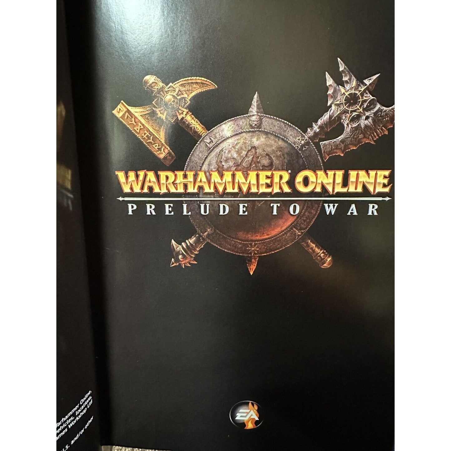Warhammer Online TWO hardcover books: Prelude to War & The Art of Warhammer