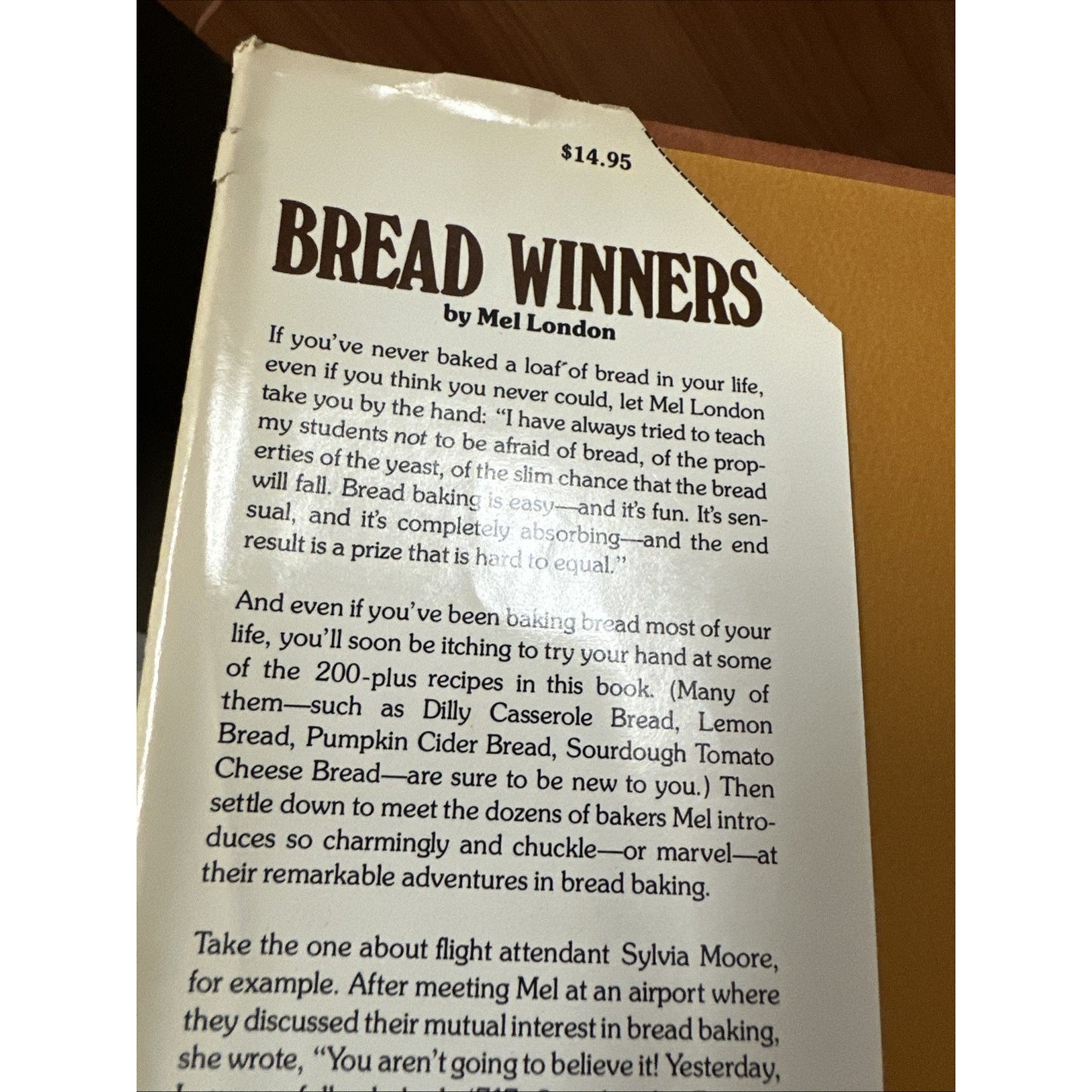 Bread Winners: More Than 200 Superior Bread Recipes, Mel London Hardcover 1979