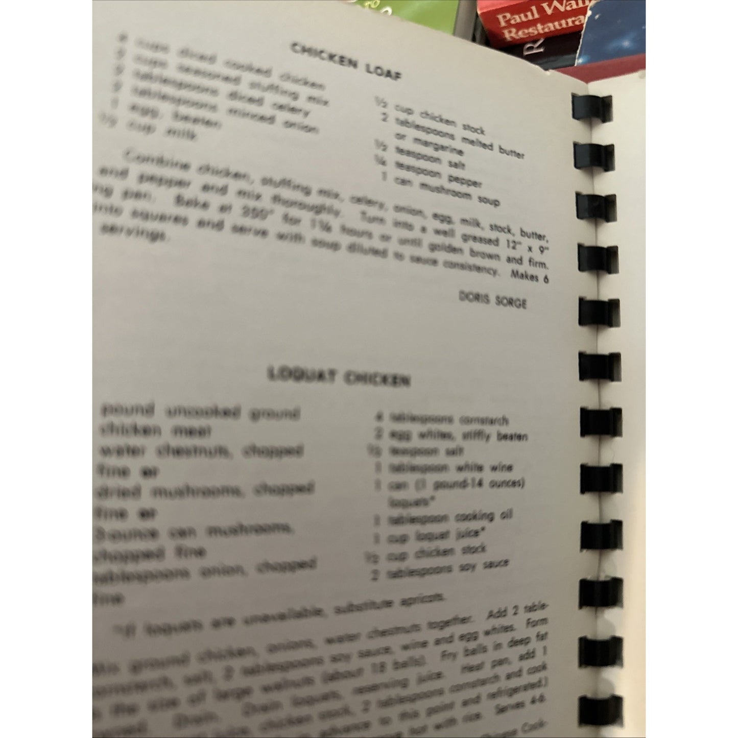 WACOM China Lake Ridgcrest CA 1969 Cookbook * Women's Auxiliary Officers Mess
