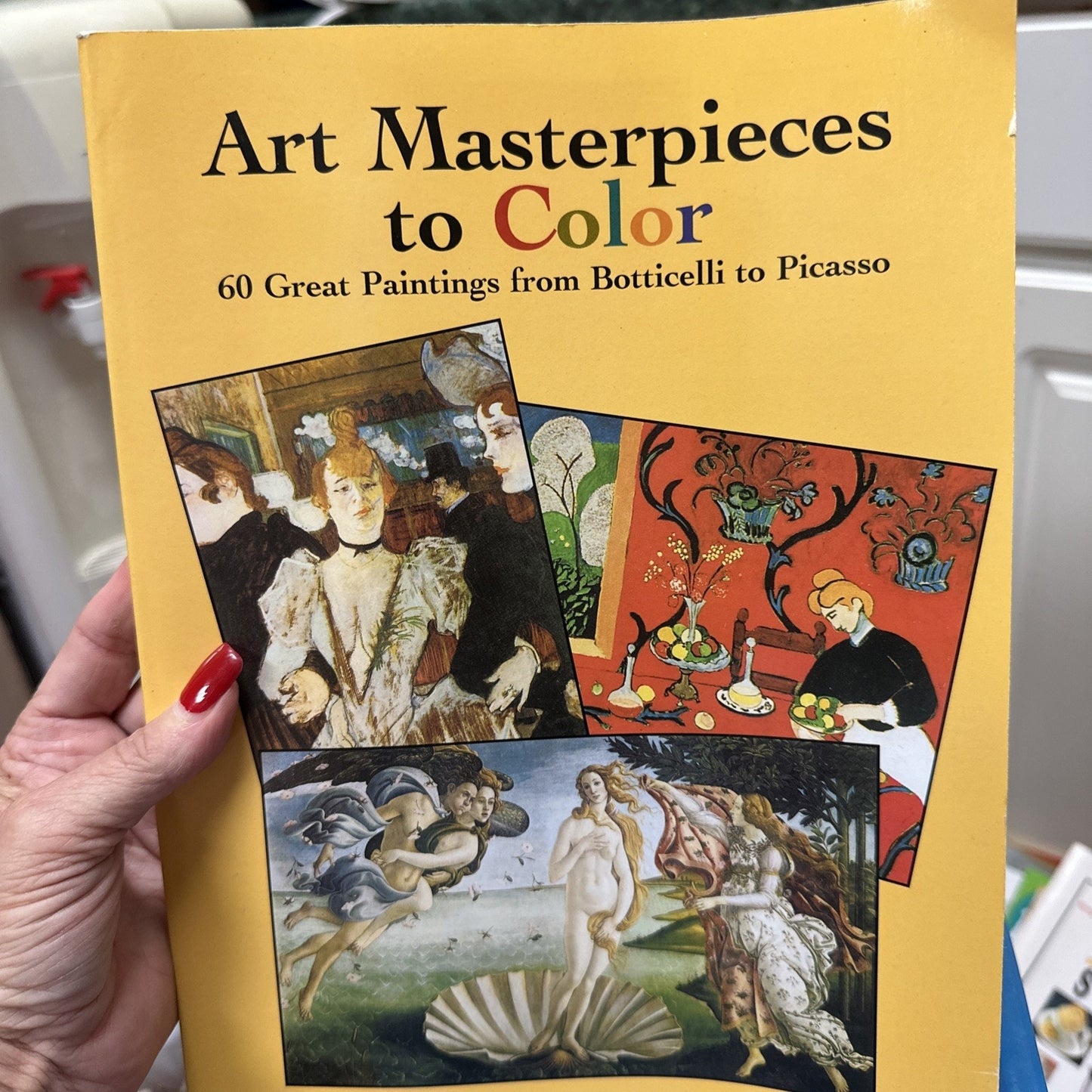 Art Masterpieces to Colour: 60 Great Paintings from Botticelli to Piccasso (Dove