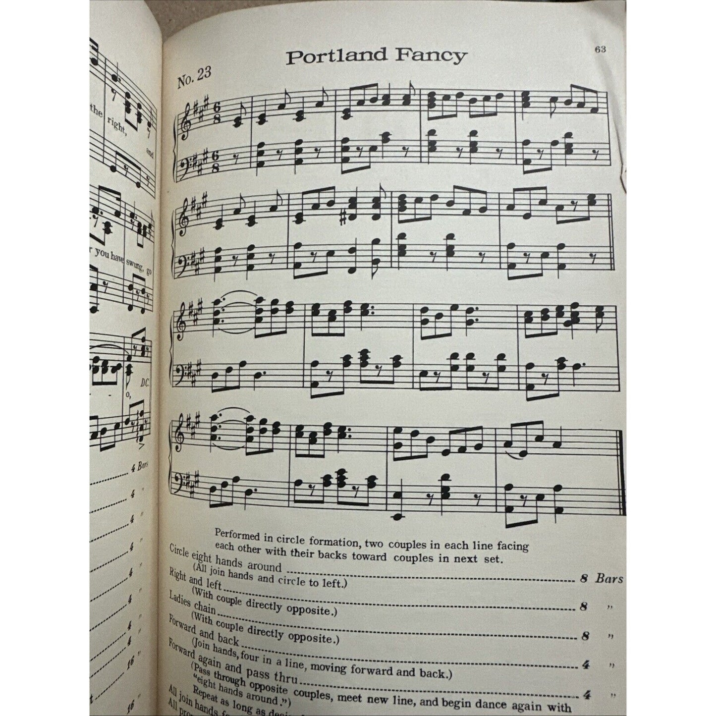 1941 Mr. and Mrs. Henry Ford "Good Morning" Music Calls Directions for Dancing