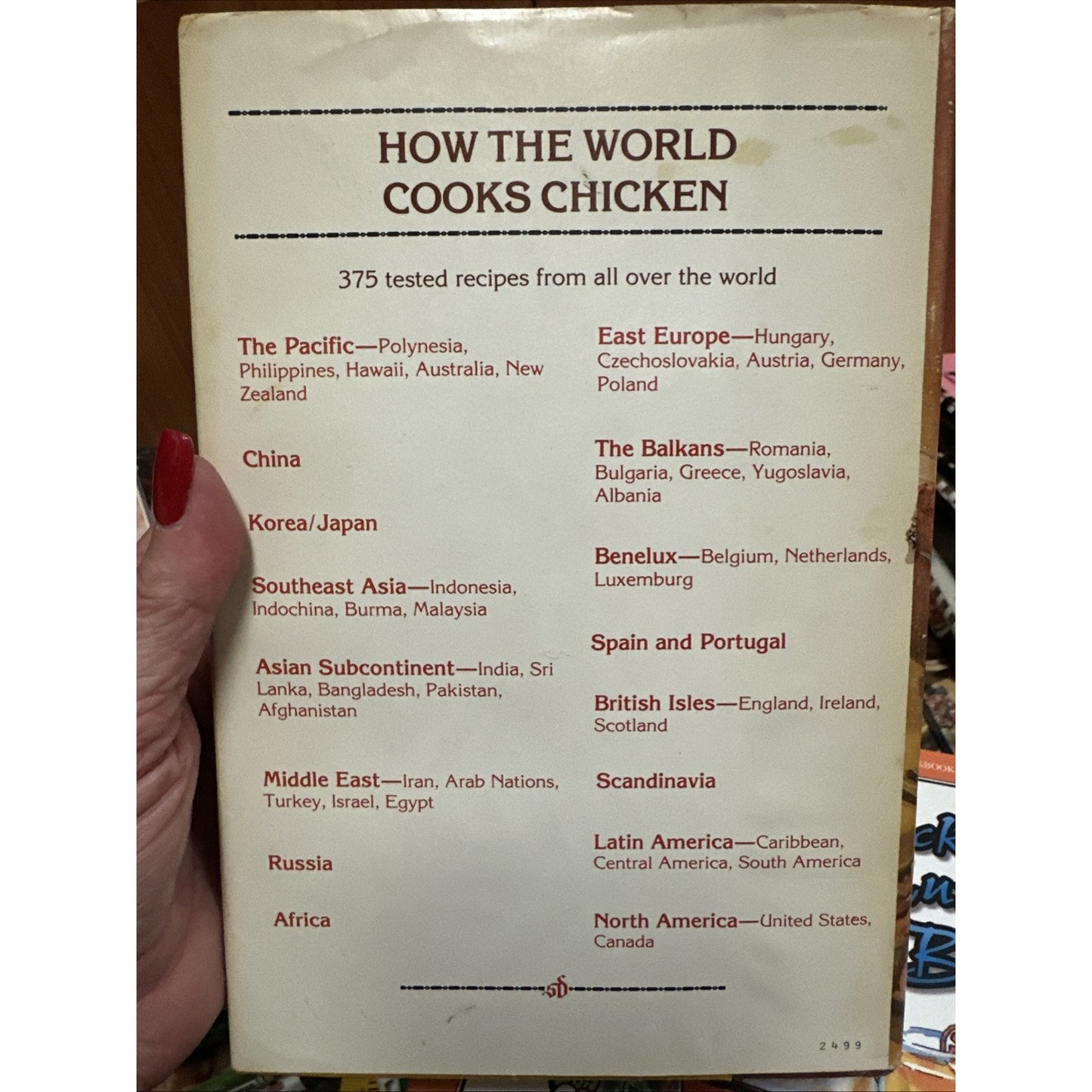 Vtg How The World Cooks Chicken 375 Great Recipes History Muessen 1980