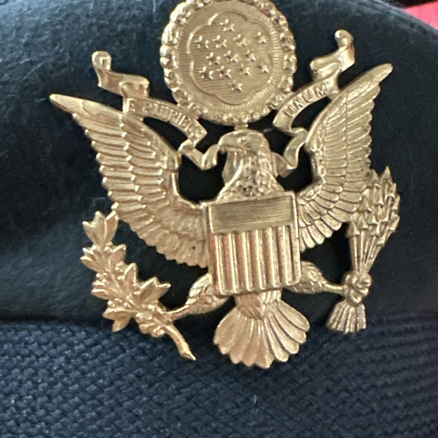 VIETNAM / KOREAN WAR ERA US ARMY KINGFORM WOOL FIELD OFFICERS VISOR CAP