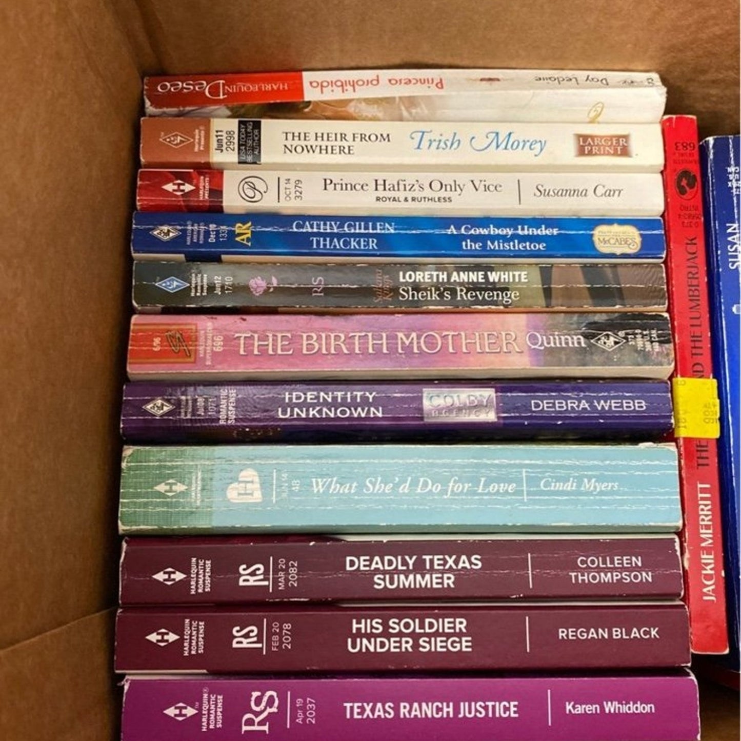 20 pounds of Romance Books