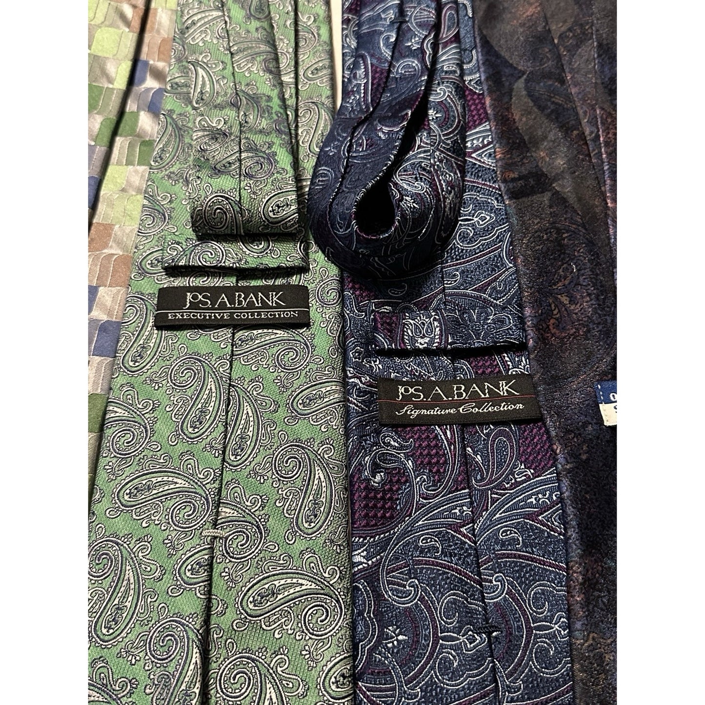 Lot of 15 Men’s High End Designer Dress Ties Brooks Brothers, Jos A Banks Dior