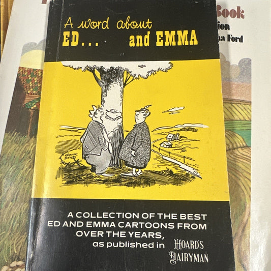 VTG Paperback Book A Word about Ed...and Emma Cartoons Hoard's Dairyman 64 Pages